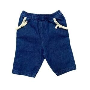 Dark Wash Denim Bermuda Shorts Size 12 Months